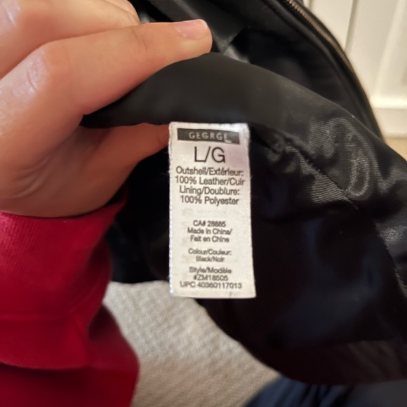 Large 100% Leather Jacket - Picture 3 of 4